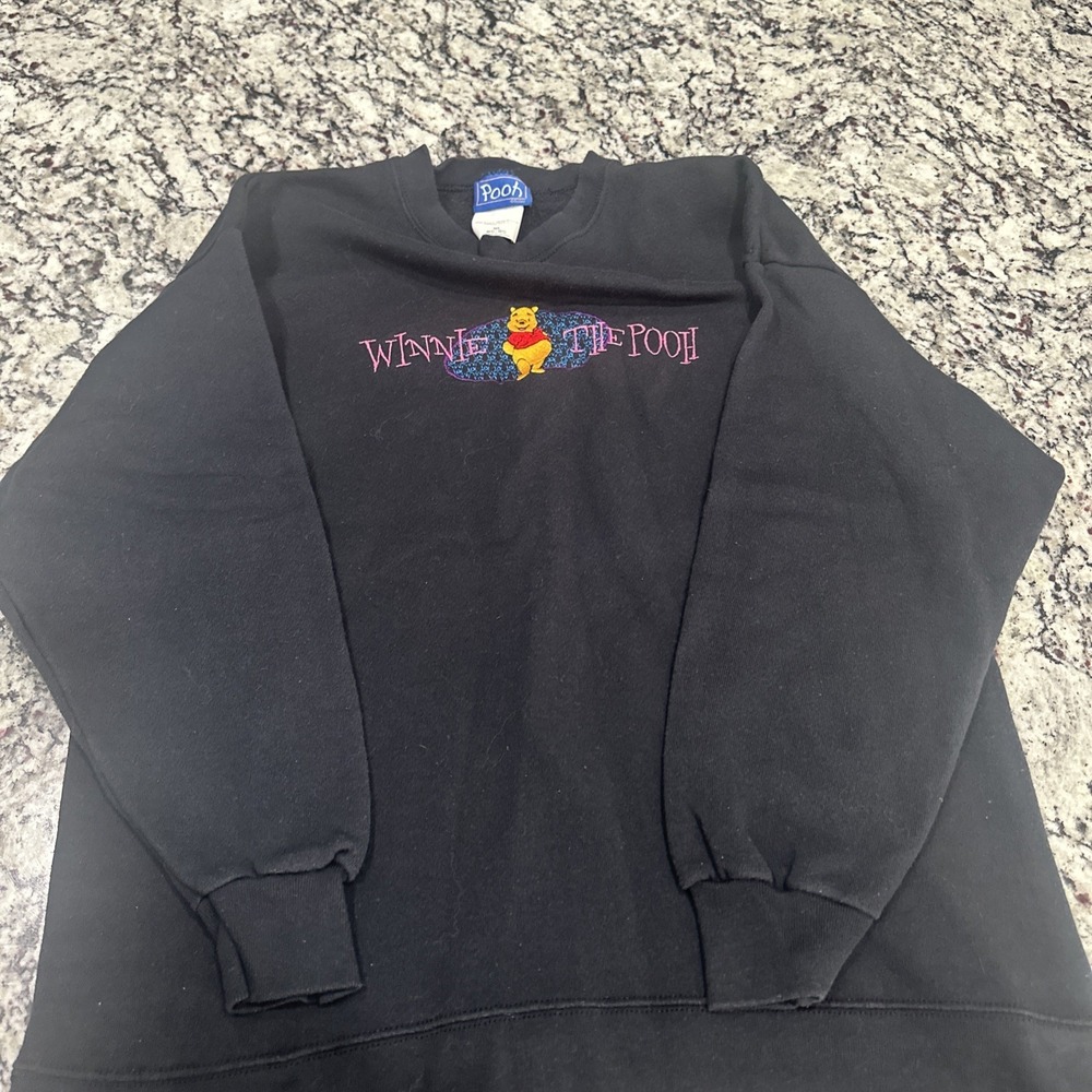 Vintage 90's Winnie the Pooh  Crewneck Sweatshirt‎ Purple Size Medium